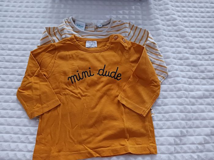 Lot de 2 tee-shirts 9 mois
