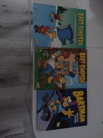 Lot 3 bd Bart  Simpson Bartman