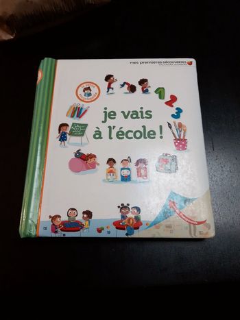 Je vais à l'école maternelle gallimard jeunesse mes premières découvertes
