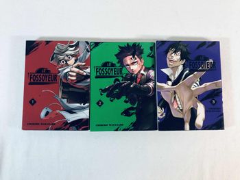 Lot Le Fossoyeur Tome 1 à 3 Mangas FR Très bon état