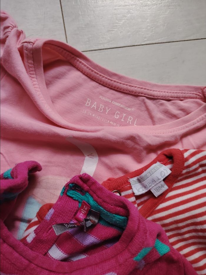 Lot de 3 t-shirts 18 mois - photo numéro 2