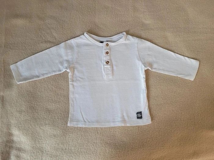 t-shirt Manches Longues kiabi 6 mois 69 cm - photo numéro 2