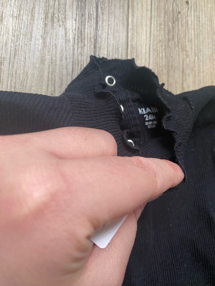 Haut cotelé Zara et kiabi manche longue fille - photo numéro 3