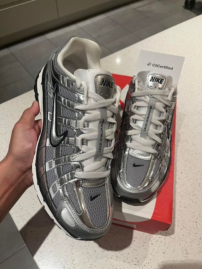 Nike P6000 metallic grise 39