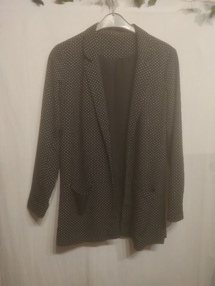 Veste de blazer à pois T. 42