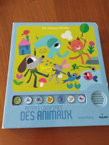 Livre sonore comptine pour animaux