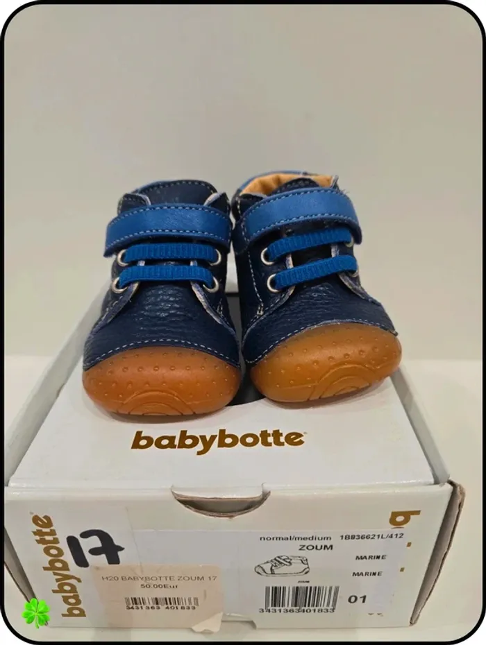 Chaussures souples babybotte taille 17 - photo numéro 3