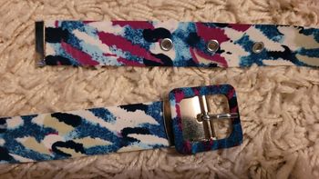 Ceinture imprimée neuve