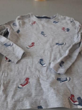 Haut Manche longue basket 110cm