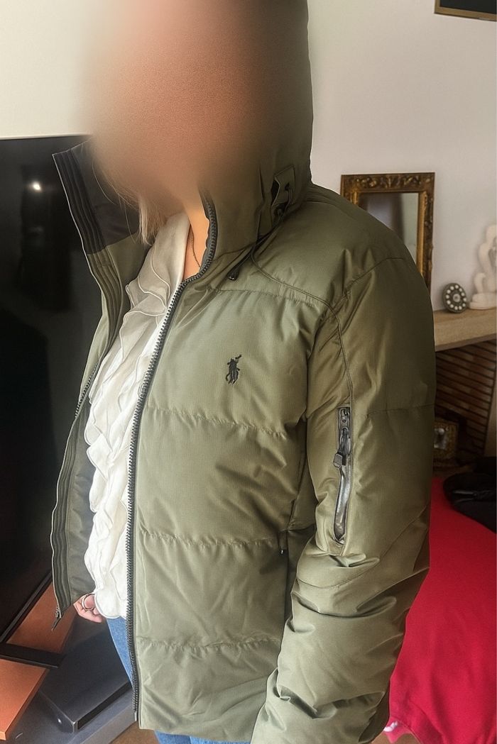 Doudoune Ralph Lauren Vert Kaki - Taille S - photo numéro 8