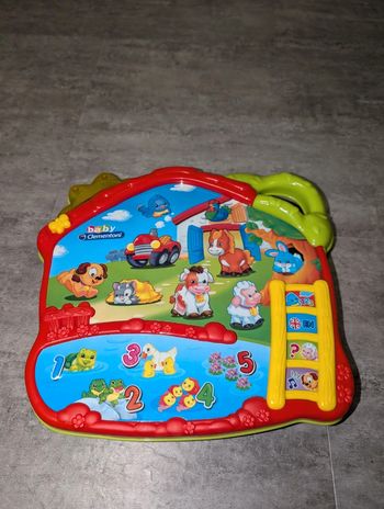 Planche d'activités musicale bébé éveil comme NEUVE Clementoni