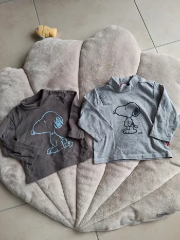 Lot de 2 t-shirt col roule