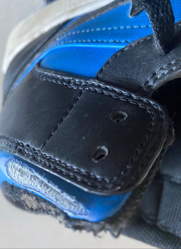 Chaussure Nike Air, Jordan bleu et noir - photo numéro 7