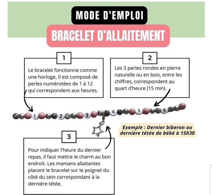Bracelet d'allaitement - photo numéro 3