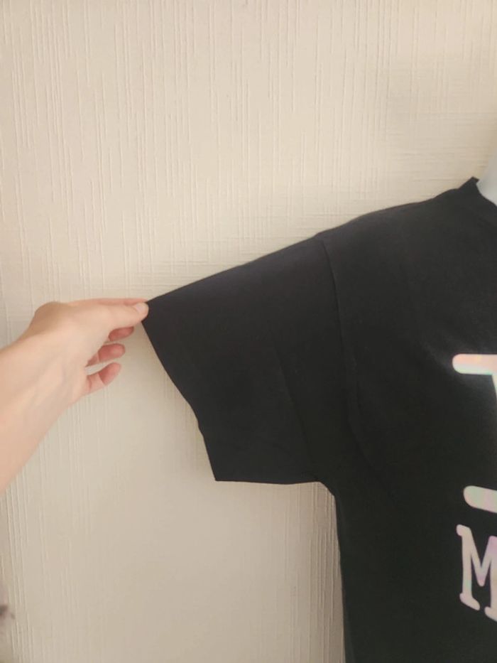 Tee-shirt coton manches courtes noir I Love Mallorca S - photo numéro 3