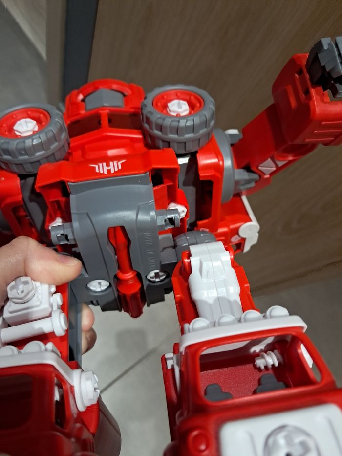 Transformer robot 5en1 camions de pompier à assembler - photo numéro 6