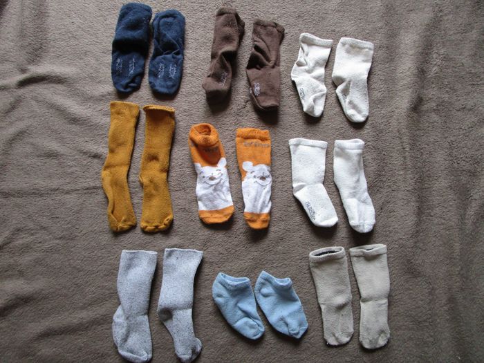 lot de 9 paires de chaussettes bébé