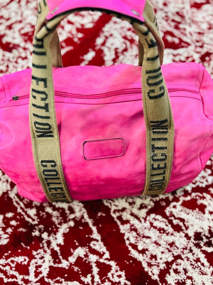 Sac de sport rose vif – Collection Mode – 45x25 cm - photo numéro 3