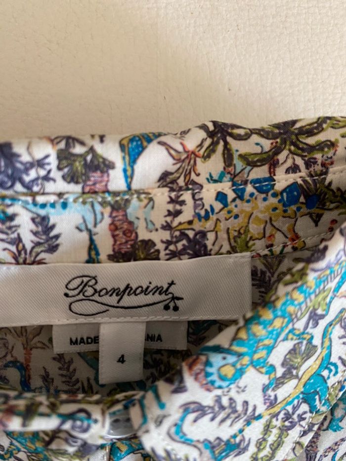 Chemise liberty dinosaure Bonpoint 4 ans - photo numéro 2