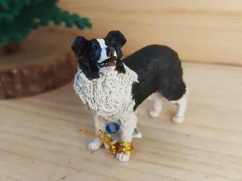 PAPO chien border collie Figurine animal de compagnie