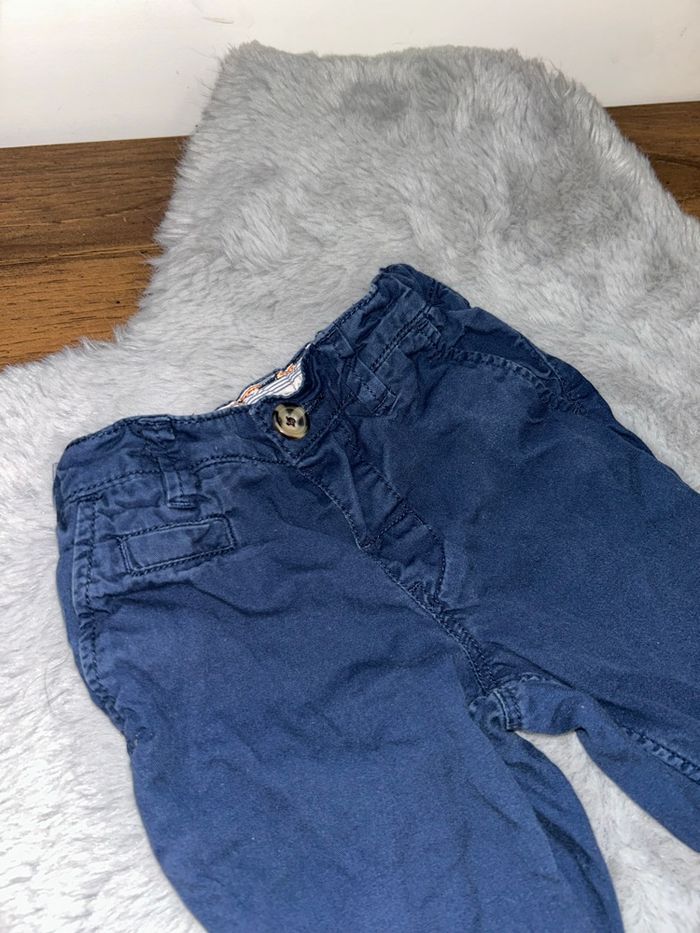 Pantalon bleu foncé - 12 mois - H&M - photo numéro 2