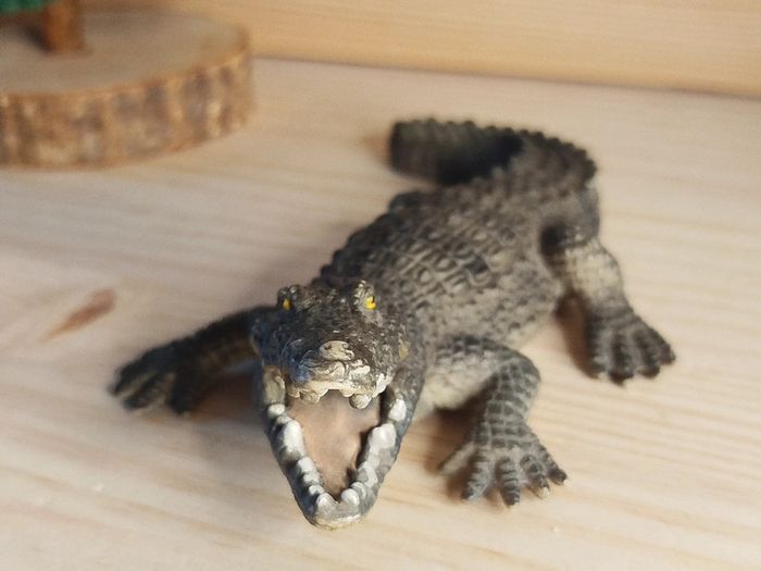 Schleich crocodile Alligator Figurine animal de la savane