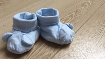 Chaussons bleu ciel