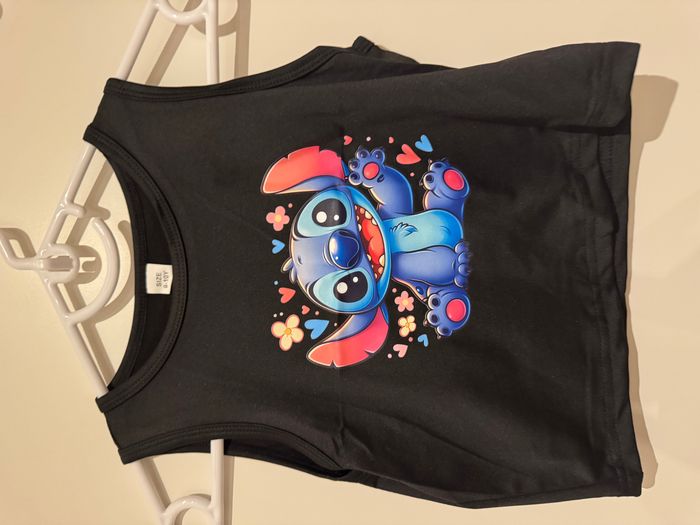 Top noir Stitch