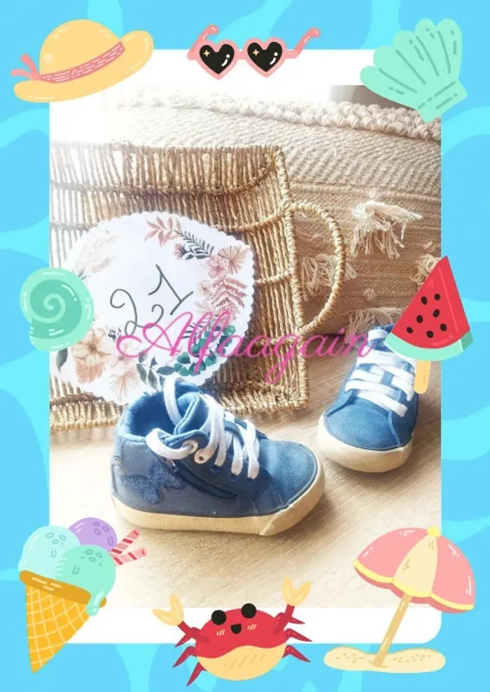Baskets obaibi papillons 21