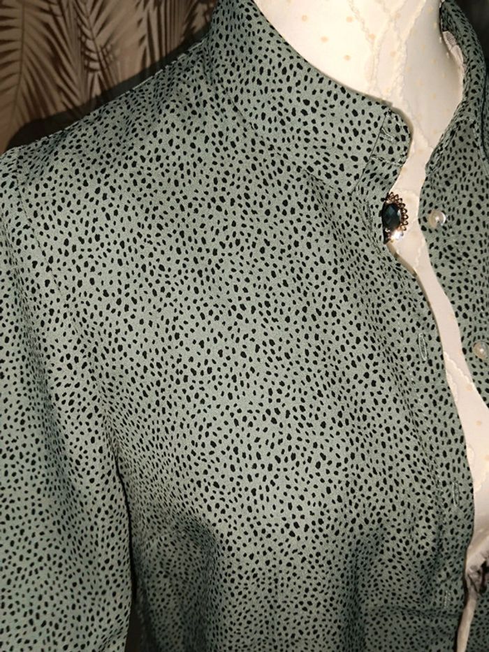 Chemise Fluide-Kaki- Taille 38 - photo numéro 3