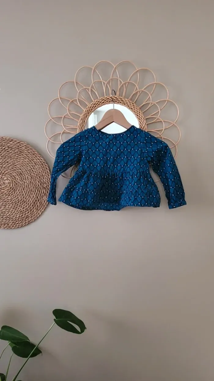 Blouse fille Okaïdi 3 ans excellent état - photo numéro 2