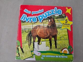 Mon premier livre puzzle Les animaux de la ferme