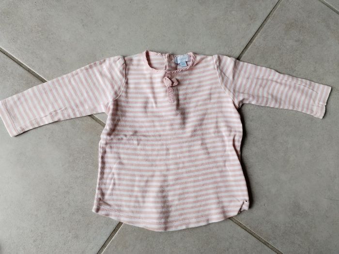 Tee-shirt manches longues, taille 12 mois