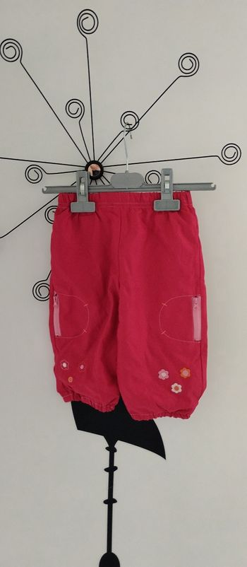 Pantalon rouge taille élastique taille 12 mois