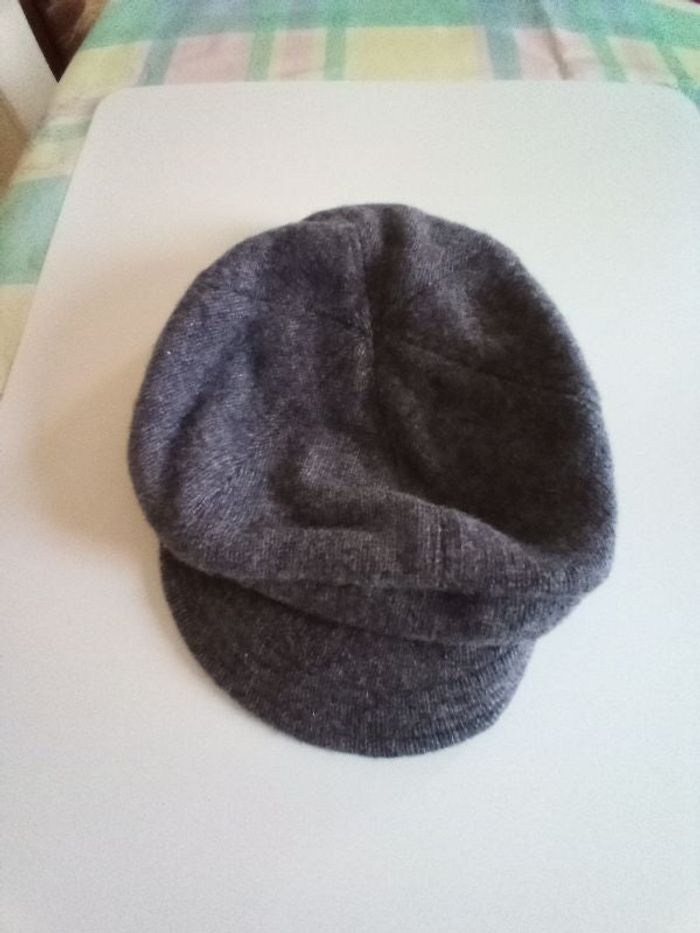 casquette lainage gris clair taille L/58