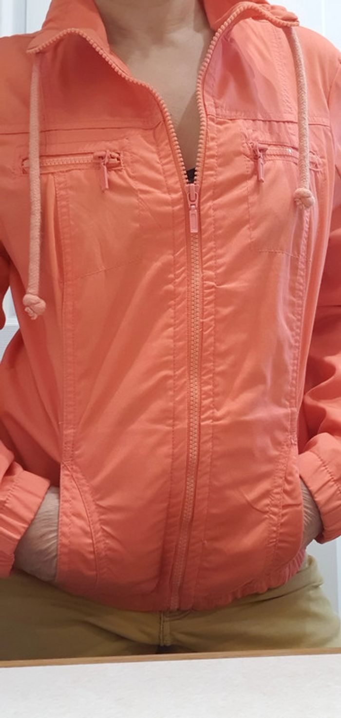Blouson corail - Taille 38/M - photo numéro 4