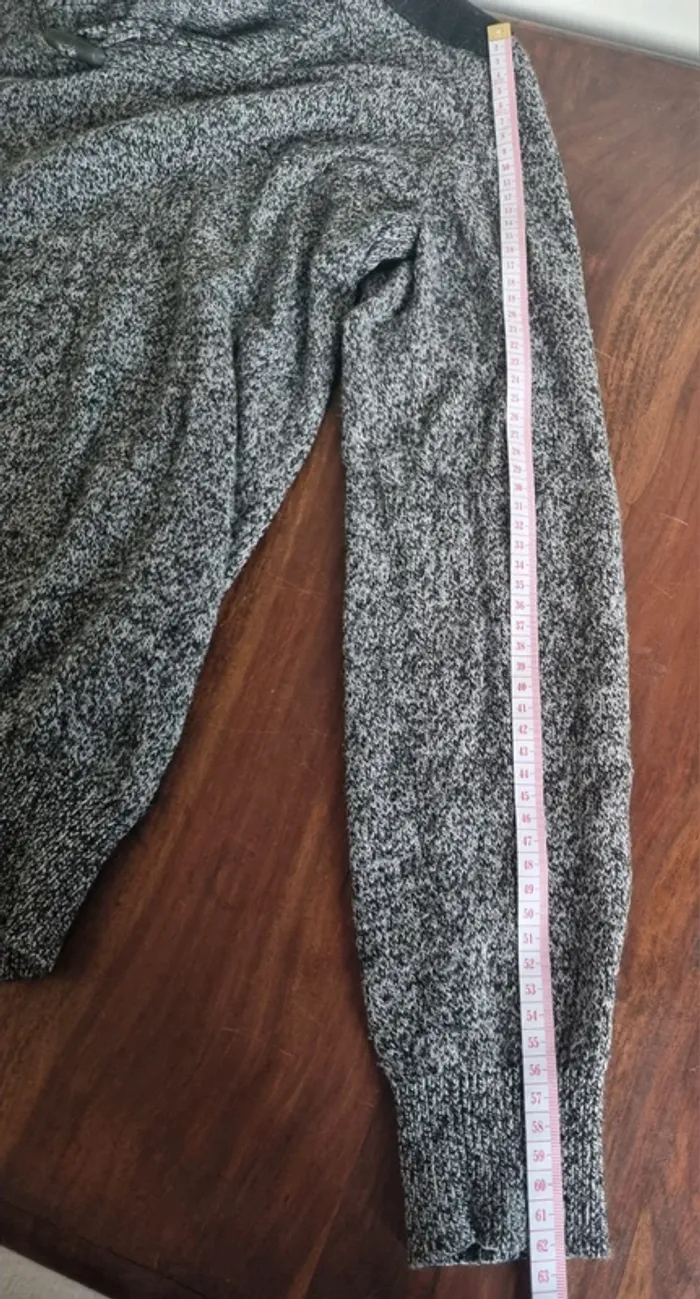 Pull ras de cou gris Celio Homme Taille XS - photo numéro 6