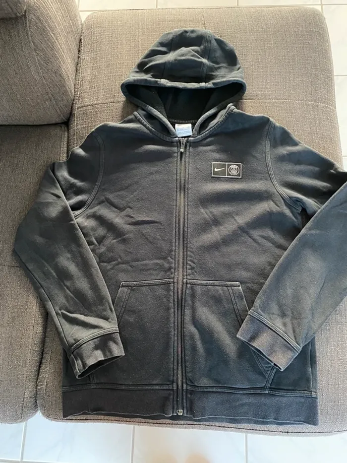 Sweat hoodie Nike PSG noir Paname XS Officiel et Rare - photo numéro 2