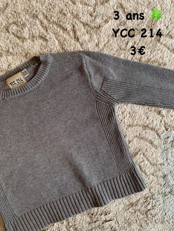 Pull 🍀 3 ans 🍀 YCC