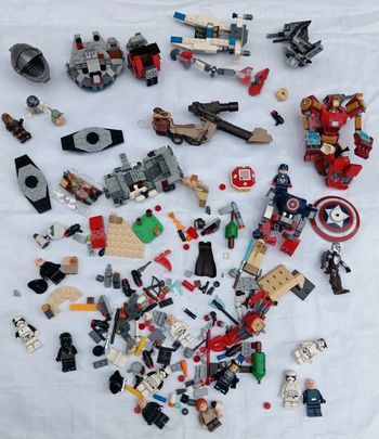 Lego Star Wars, Ironman, Capitaine America