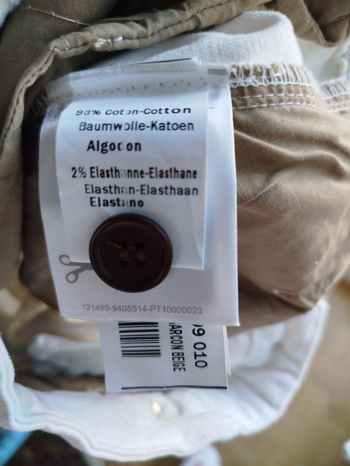 Pantalon jean Oft unisexe garçon fille blanc Cyrillus neuf - photo numéro 7