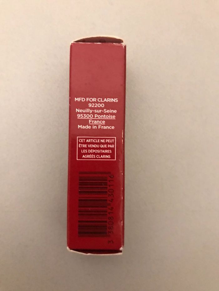Clarins paris 21 rouge éclat coulleur satin sion anti-age - photo numéro 5