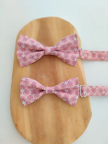 Ensemble père fils rose pâle