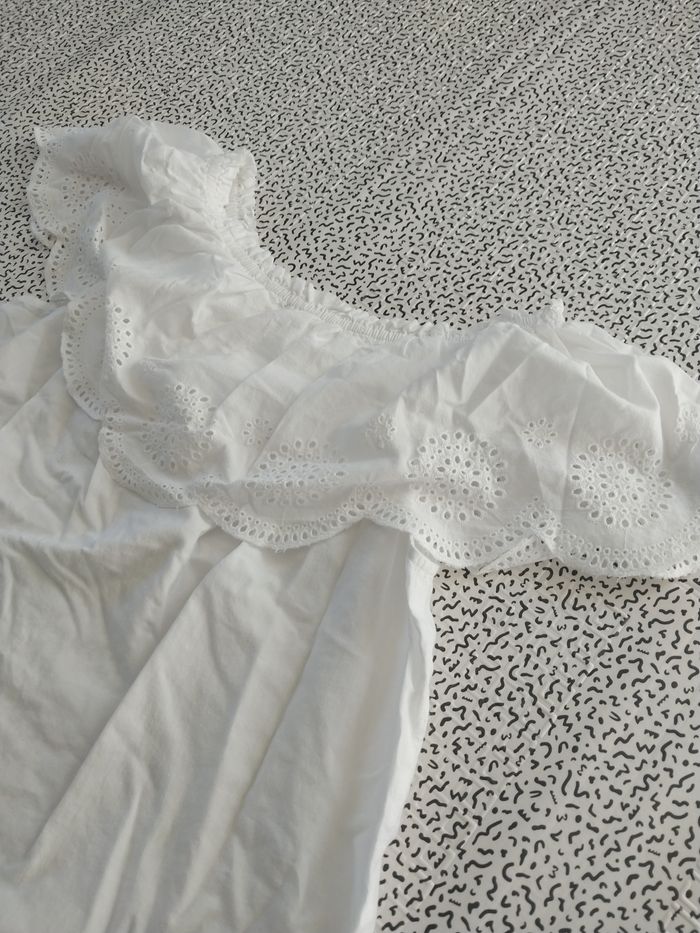 Haut blanc Bizzbee à volants – Taille S - photo numéro 5