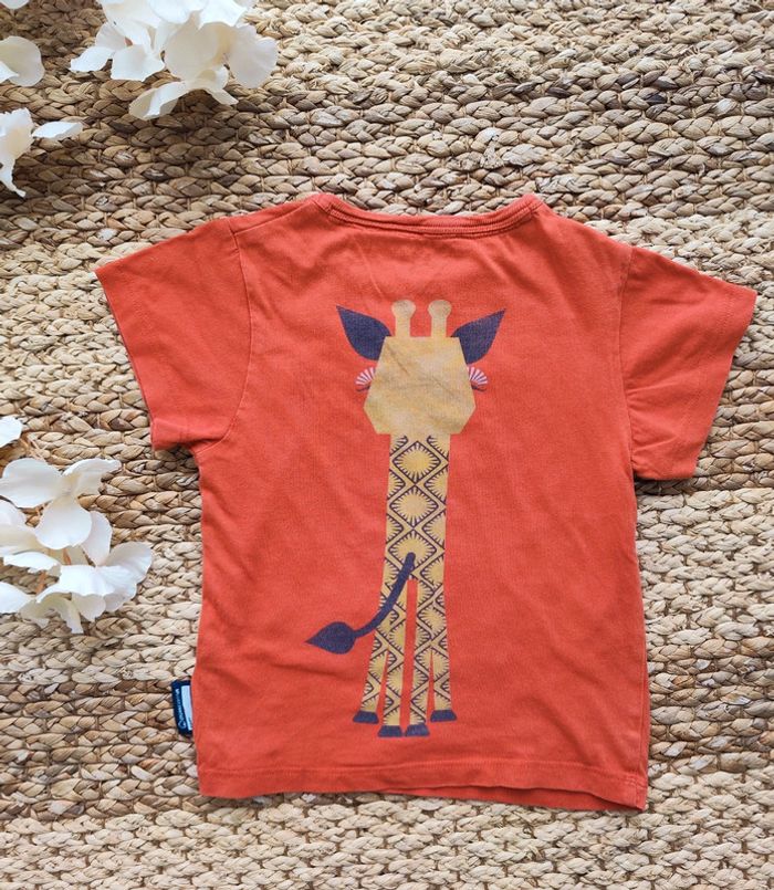 Tee-shirt girafe 2 ans bon état - photo numéro 2