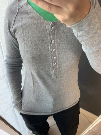 Sweat-shirt gris Bérénice