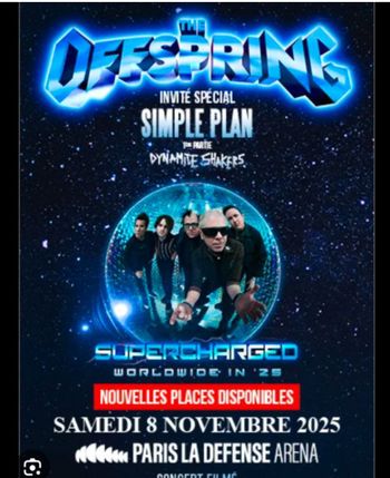 2 places concert Offspring 8/11