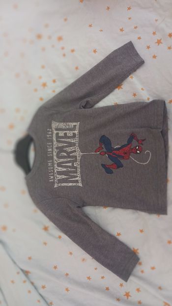 Tee shirt manches longues spiderman