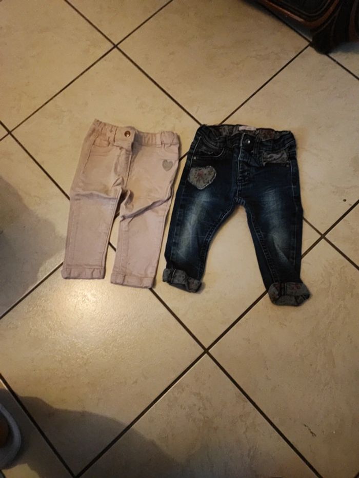 Lot pantalon 12 mois