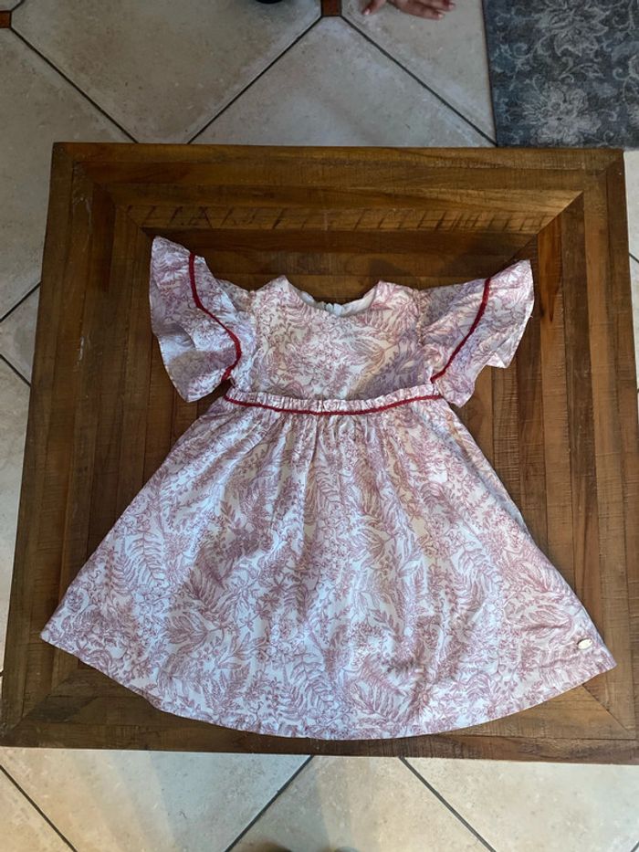 Robe toile de jouy tartine et chocolat